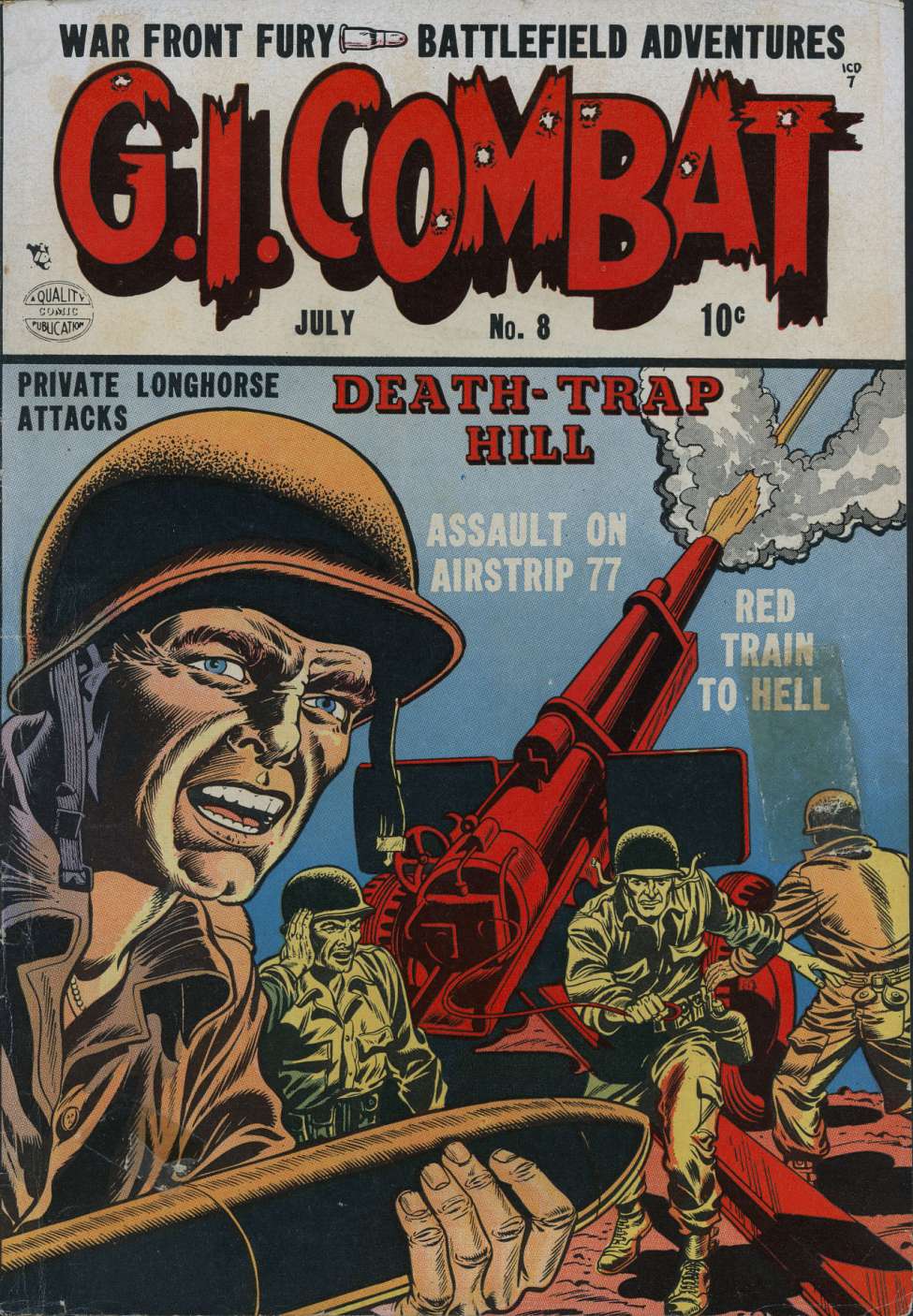 Comic Book Cover For G.I. Combat 8