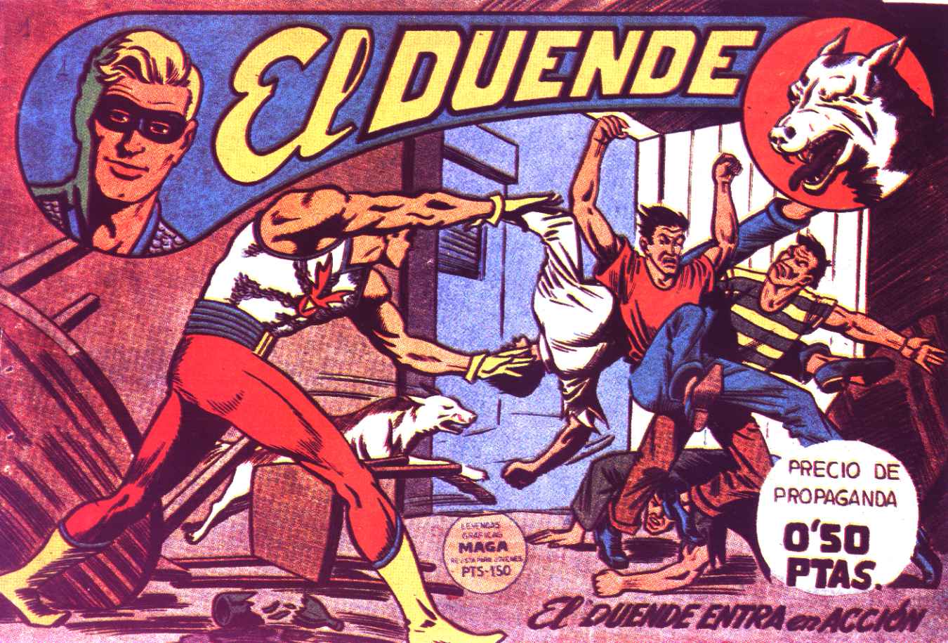 Comic Book Cover For El Duende 1 - El Duende entra en acción