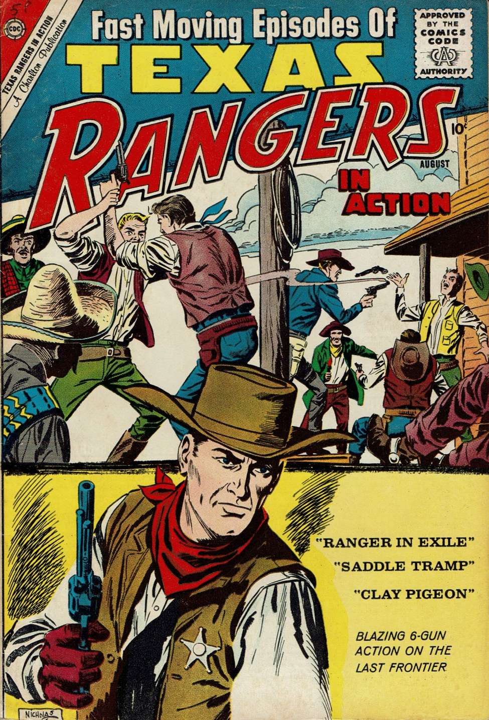 Book Cover For Texas Rangers in Action 23