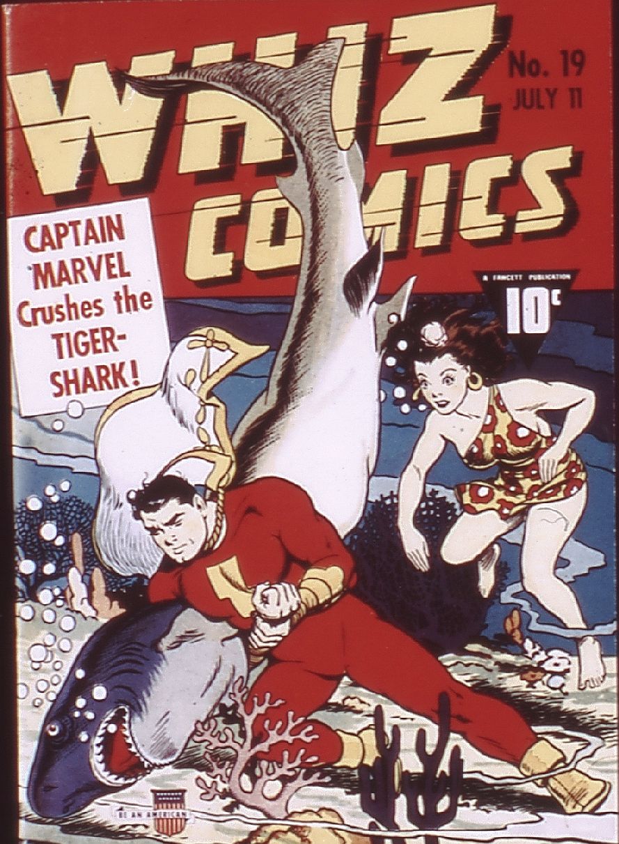 Comic Book Cover For Whiz Comics 19 (fiche)