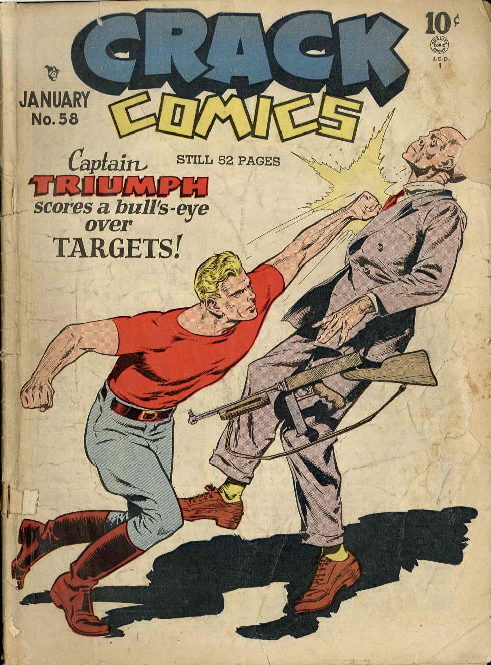 Comic Book Cover For Crack Comics 58