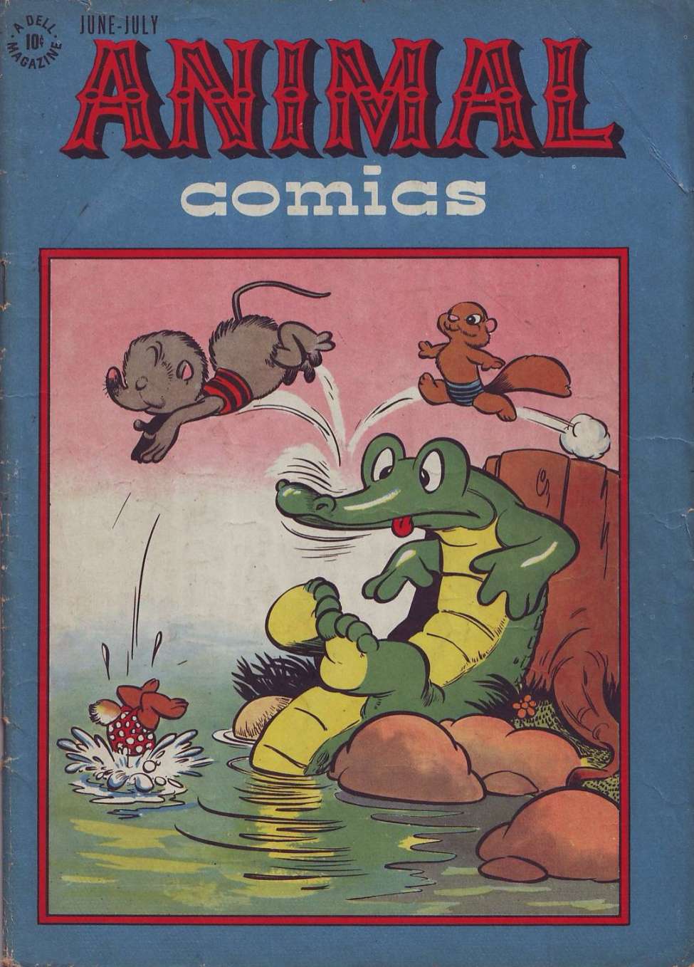 Comic Book Cover For Animal Comics 21