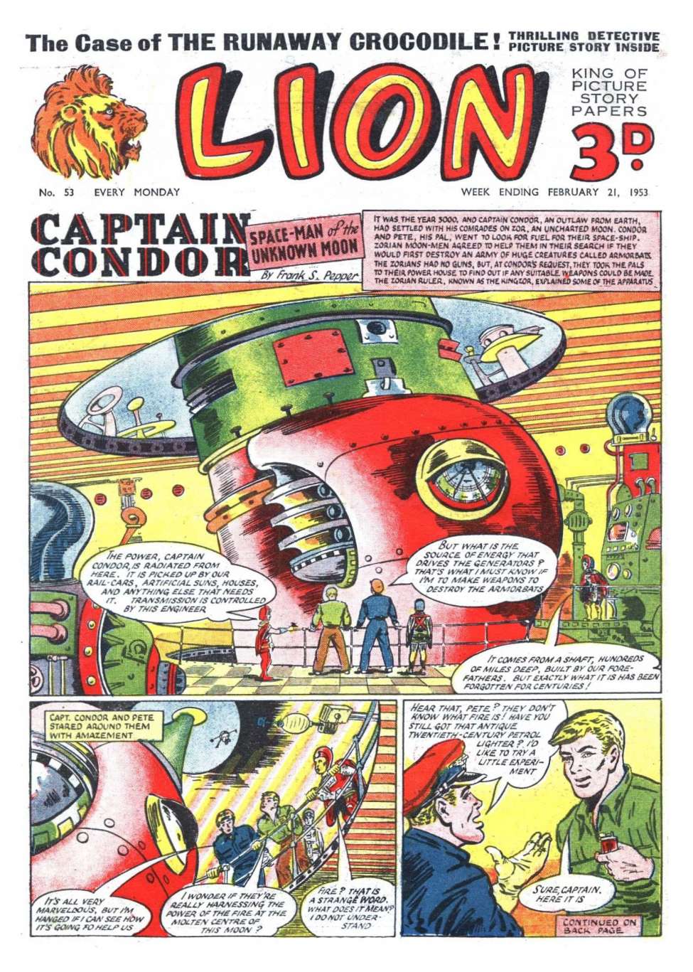 Comic Book Cover For Lion 53