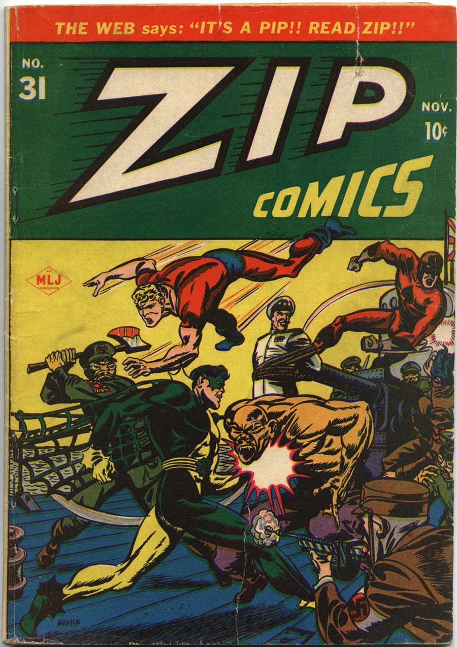 Comic Book Cover For Zip Comics 31