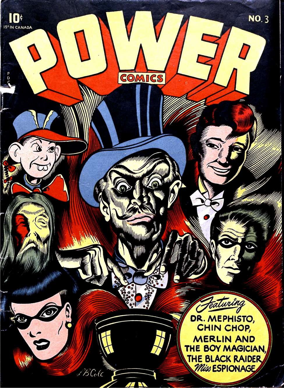 Comic Book Cover For Power Comics 3