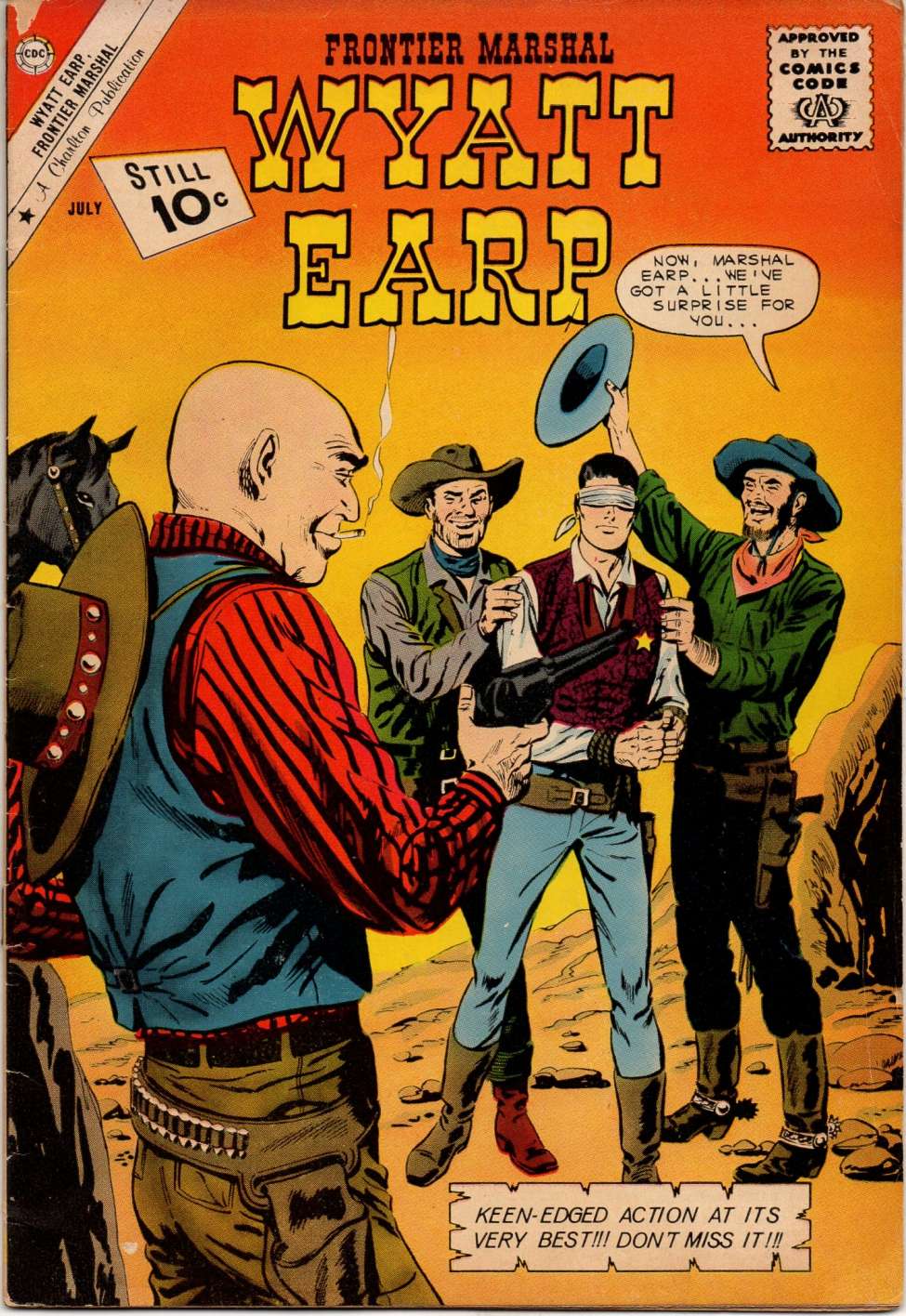 Comic Book Cover For Wyatt Earp Frontier Marshal 37