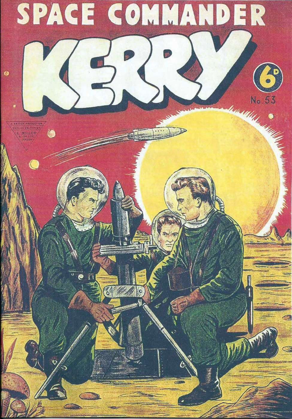 Comic Book Cover For Space Commander Kerry 53