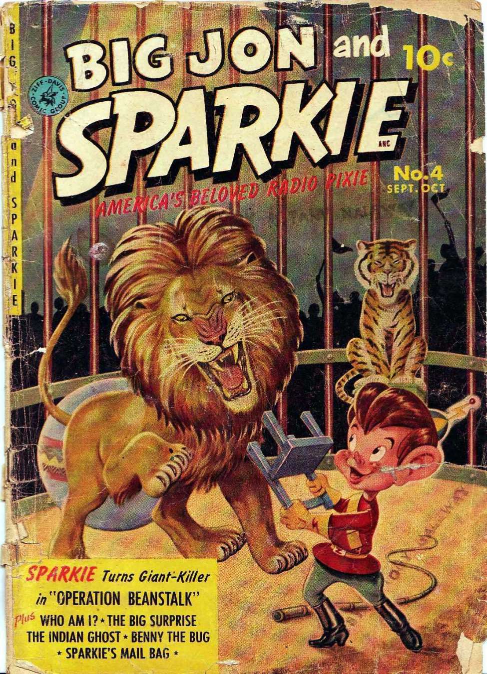 Comic Book Cover For Big Jon and Sparkie