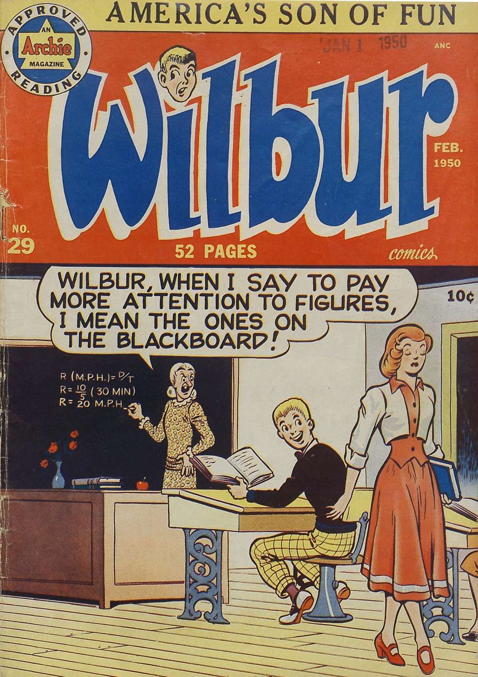 Comic Book Cover For Wilbur Comics 29