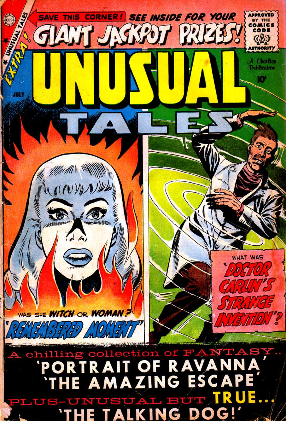 Comic Book Cover For Unusual Tales 17 - Version 1