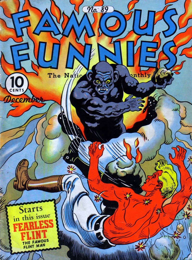 Comic Book Cover For Famous Funnies 89 - Version 1