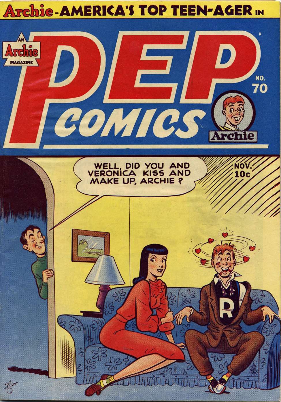 Book Cover For Pep Comics 70