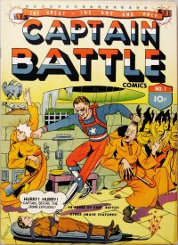 Large Thumbnail For Captain Battle Comics 1 (2fiche)