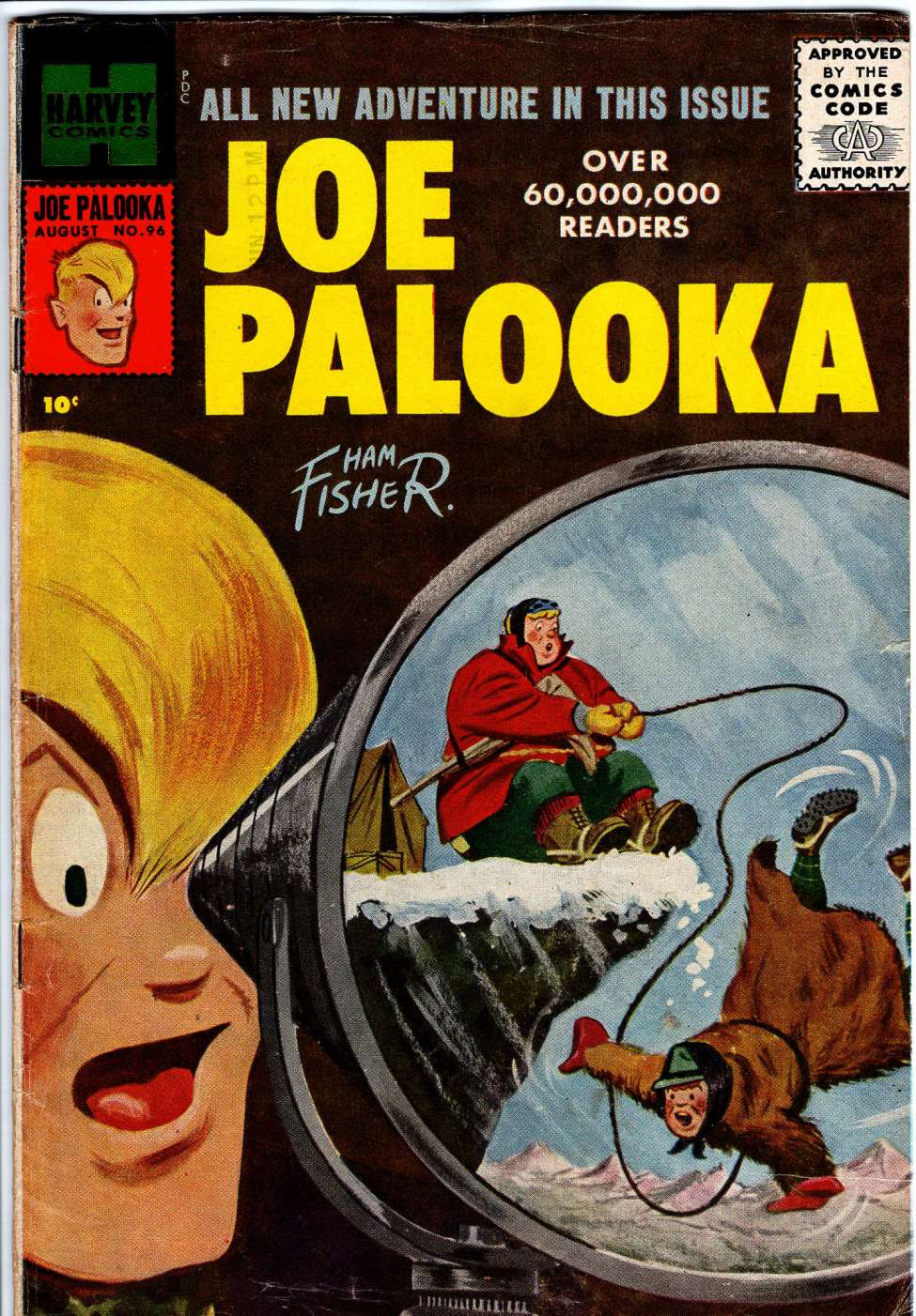 Comic Book Cover For Joe Palooka Comics 96