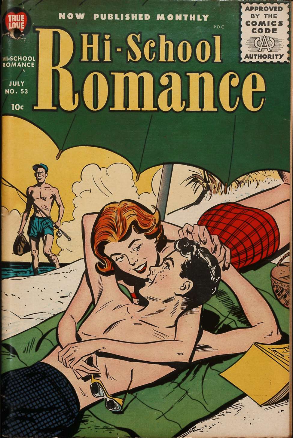 Comic Book Cover For Hi-School Romance 53