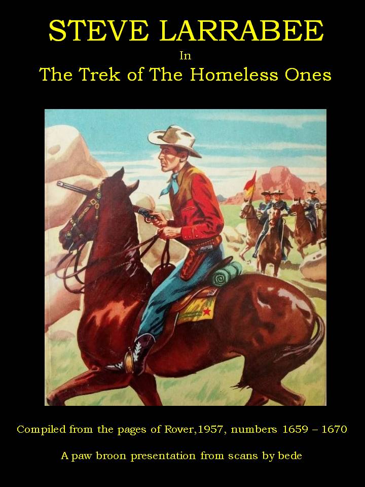 Comic Book Cover For Steve Larrabee - The Trek of the Homeless Ones