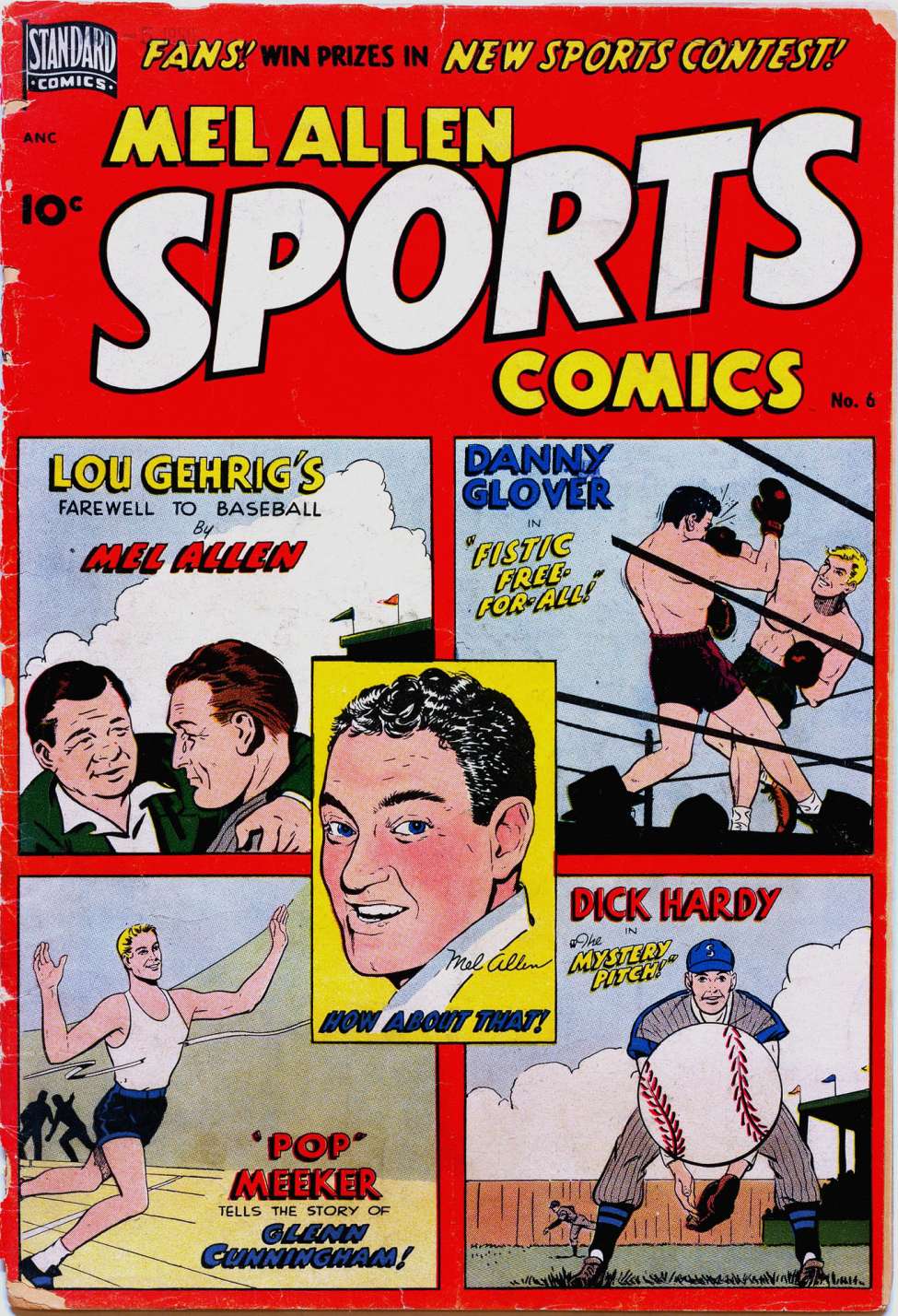 Comic Book Cover For Mel Allen Sports Comics 6