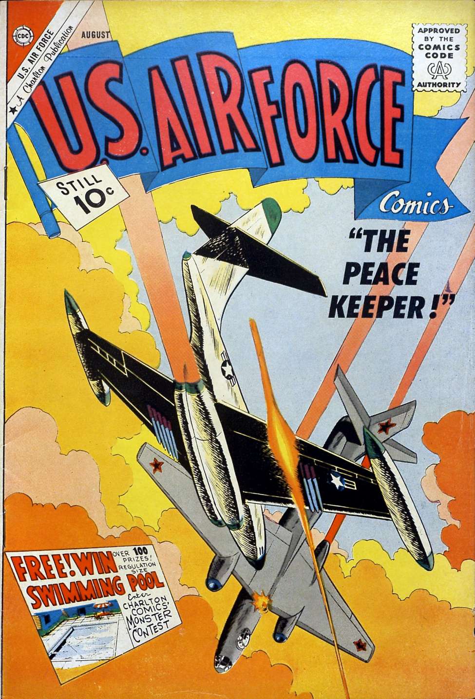 Comic Book Cover For U.S. Air Force Comics 17