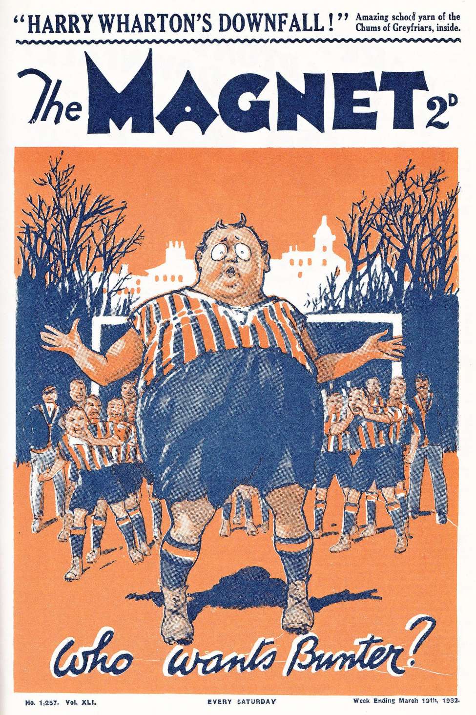 Book Cover For The Magnet 1257 - Harry Wharton's Downfall!