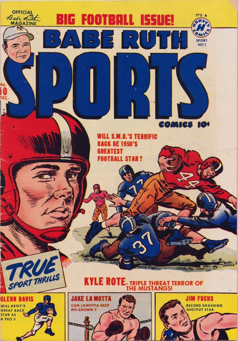 Book Cover For Babe Ruth Sports Comics 10
