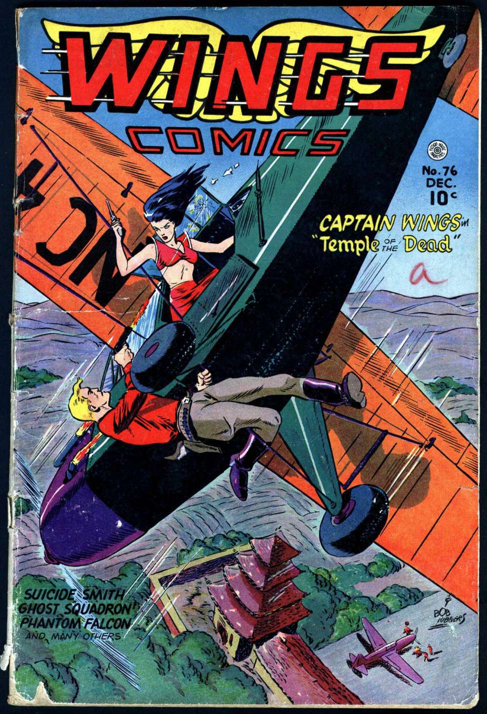 Book Cover For Wings Comics 76