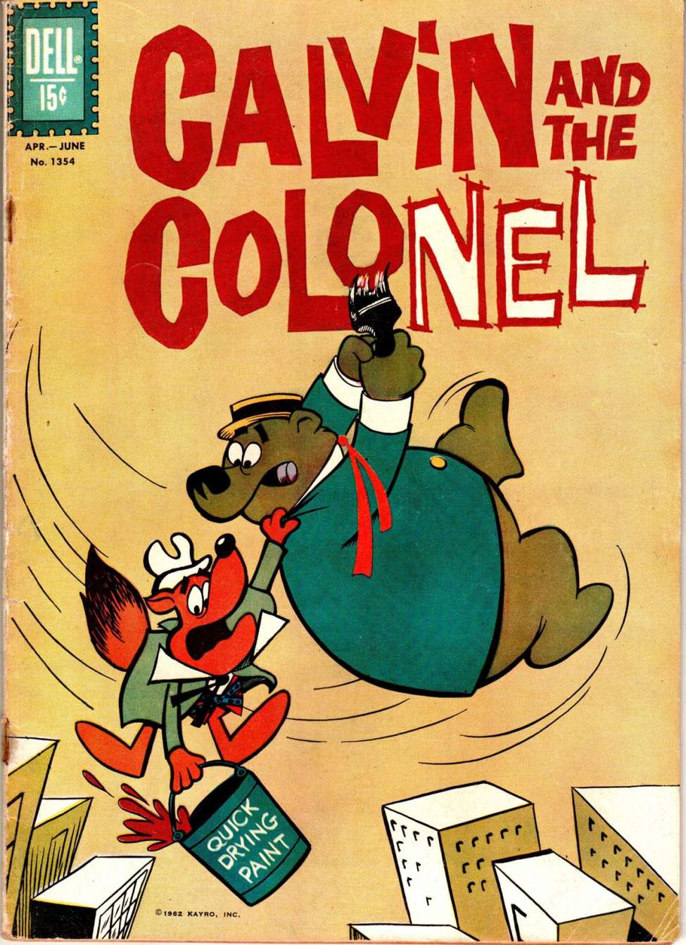 Comic Book Cover For 1354 - Calvin and the Colonel