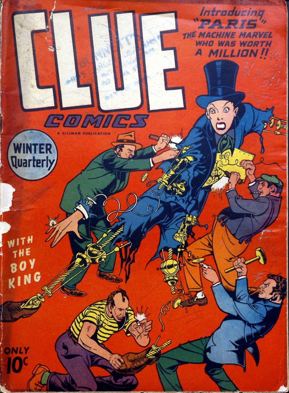 Book Cover For Clue Comics 9 (alt) - Version 2