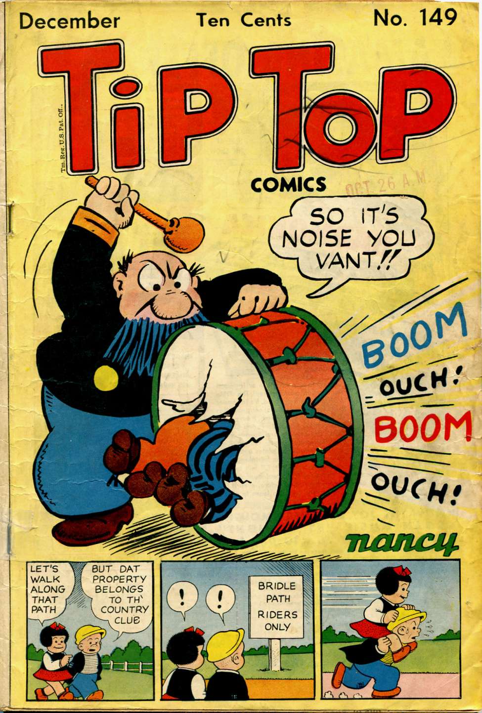 Comic Book Cover For Tip Top Comics 149