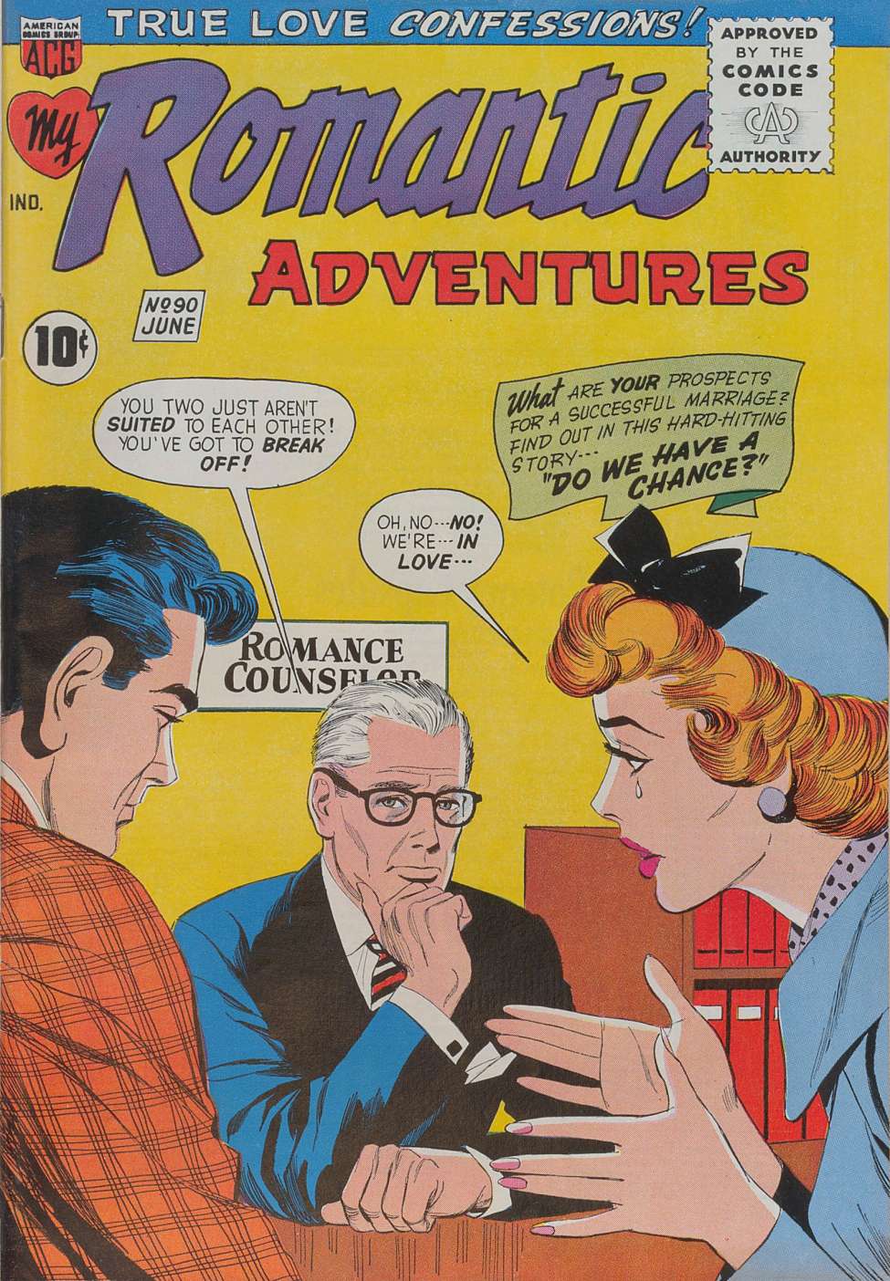 Comic Book Cover For My Romantic Adventures 90