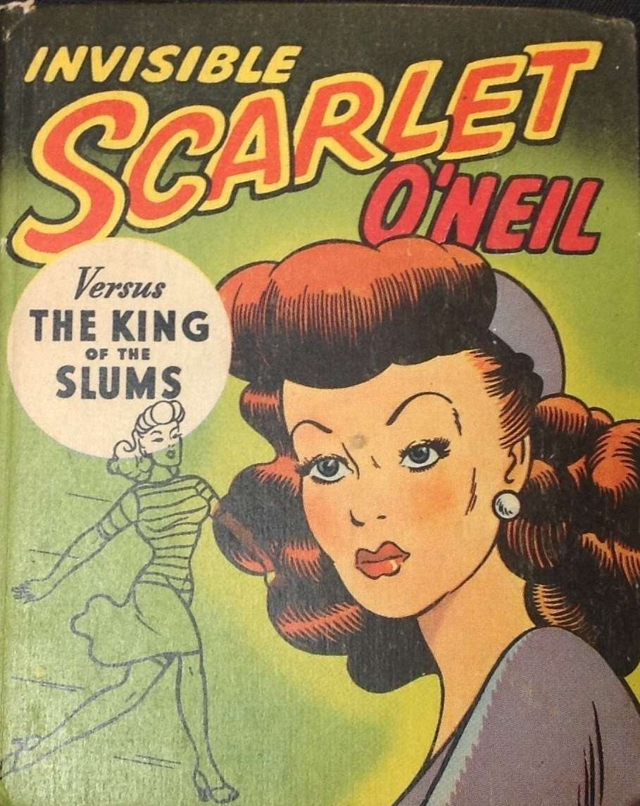 Comic Book Cover For Invisible Scarlet O'Neil vs The King of the Slums