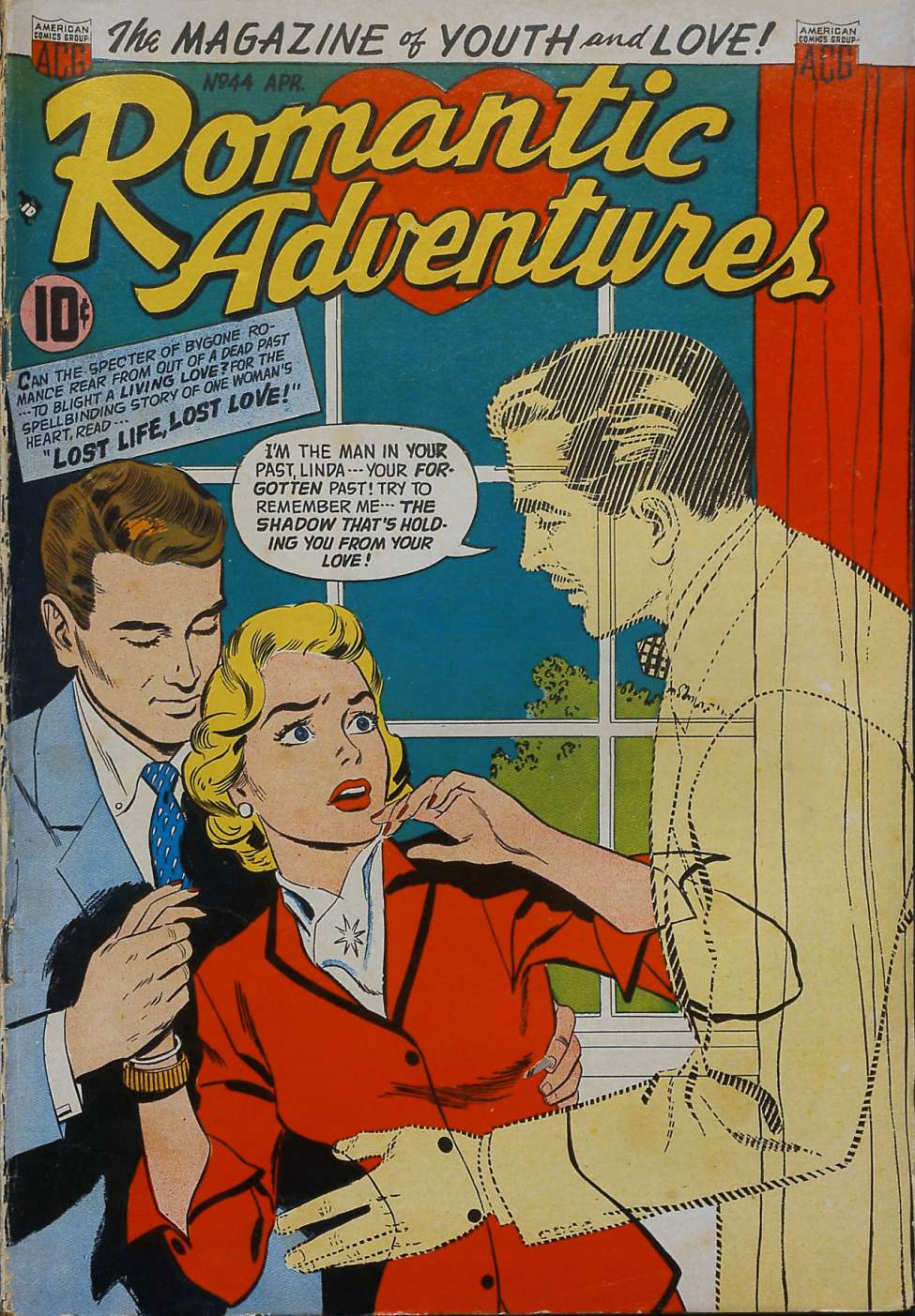 Comic Book Cover For Romantic Adventures 44