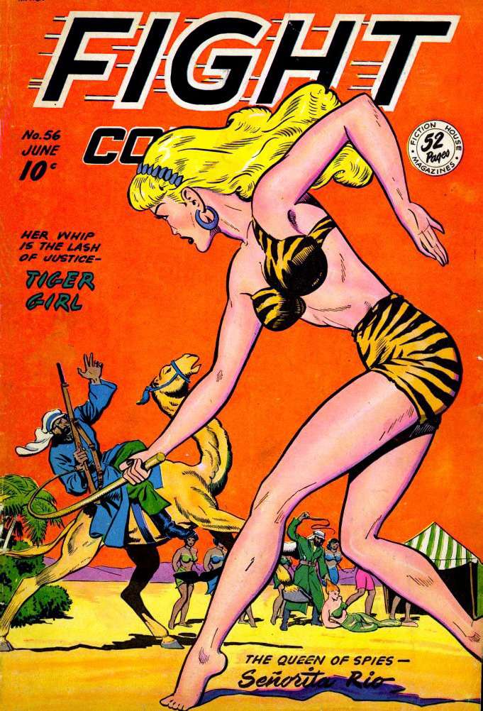 Comic Book Cover For Fight Comics 56 - Version 1