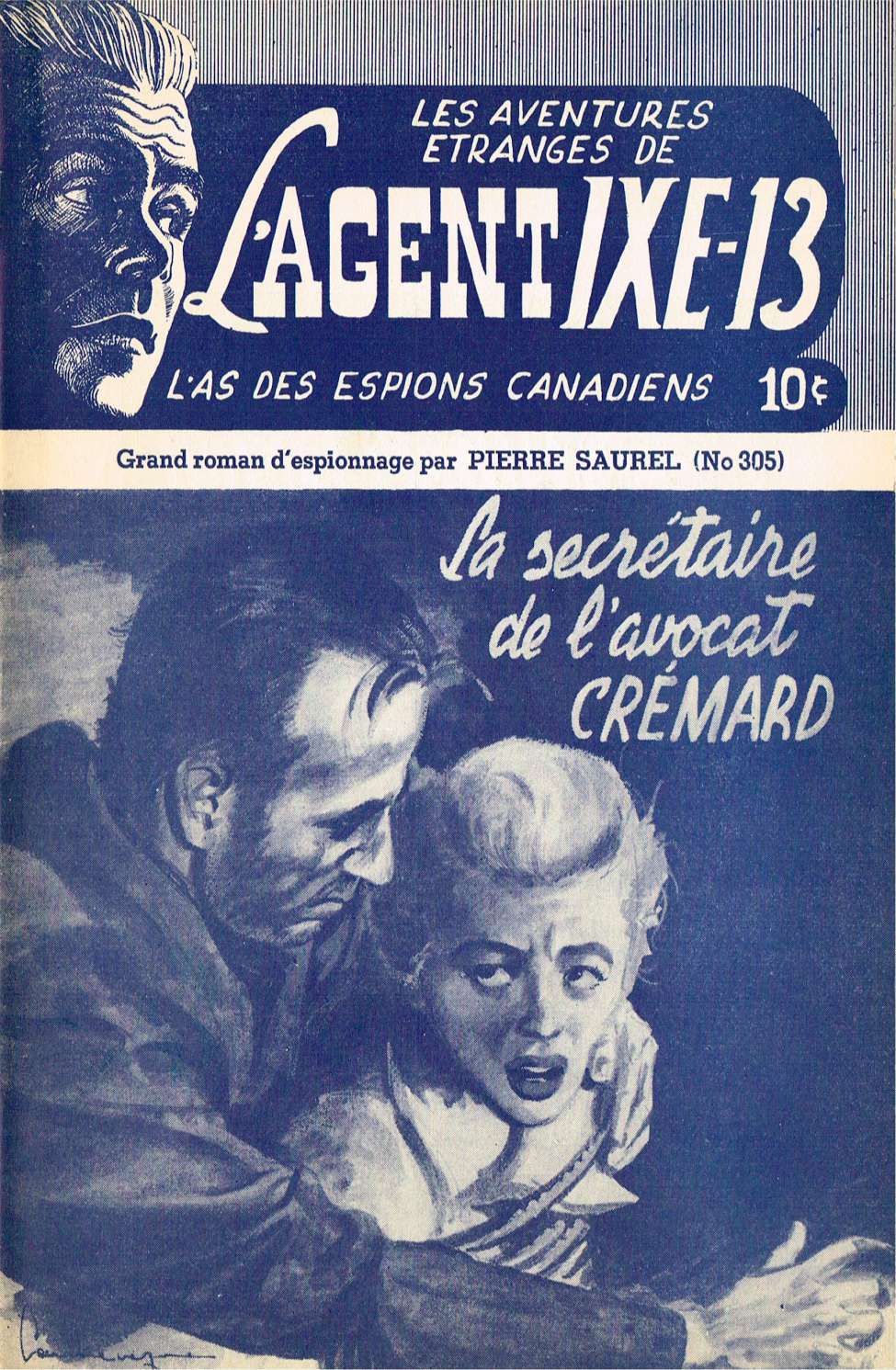 Book Cover For L'Agent IXE-13 v2 305 - La Secrétaire de l'avocat Crémard