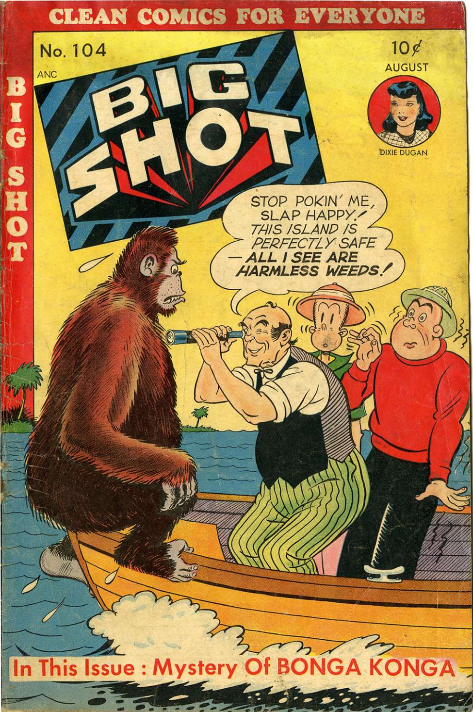 Comic Book Cover For Big Shot 104 - Version 1