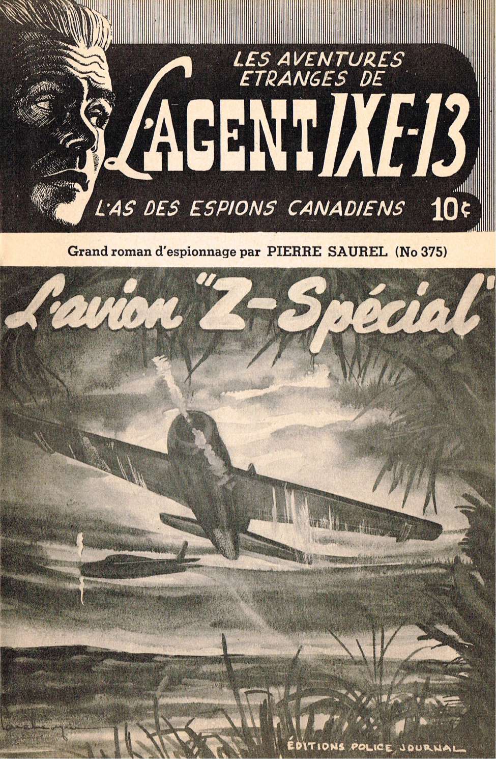 Book Cover For L'Agent IXE-13 v2 375 - L'avion Z spécial