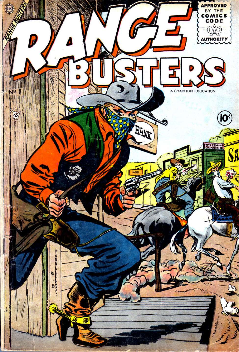 Comic Book Cover For Range Busters 8
