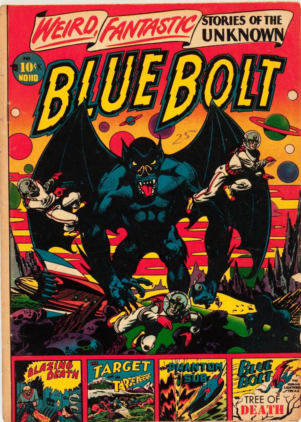 Book Cover For Blue Bolt 110