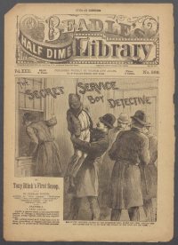 Large Thumbnail For Beadle's Half Dime Library 566 - The Secret Service Boy Detective