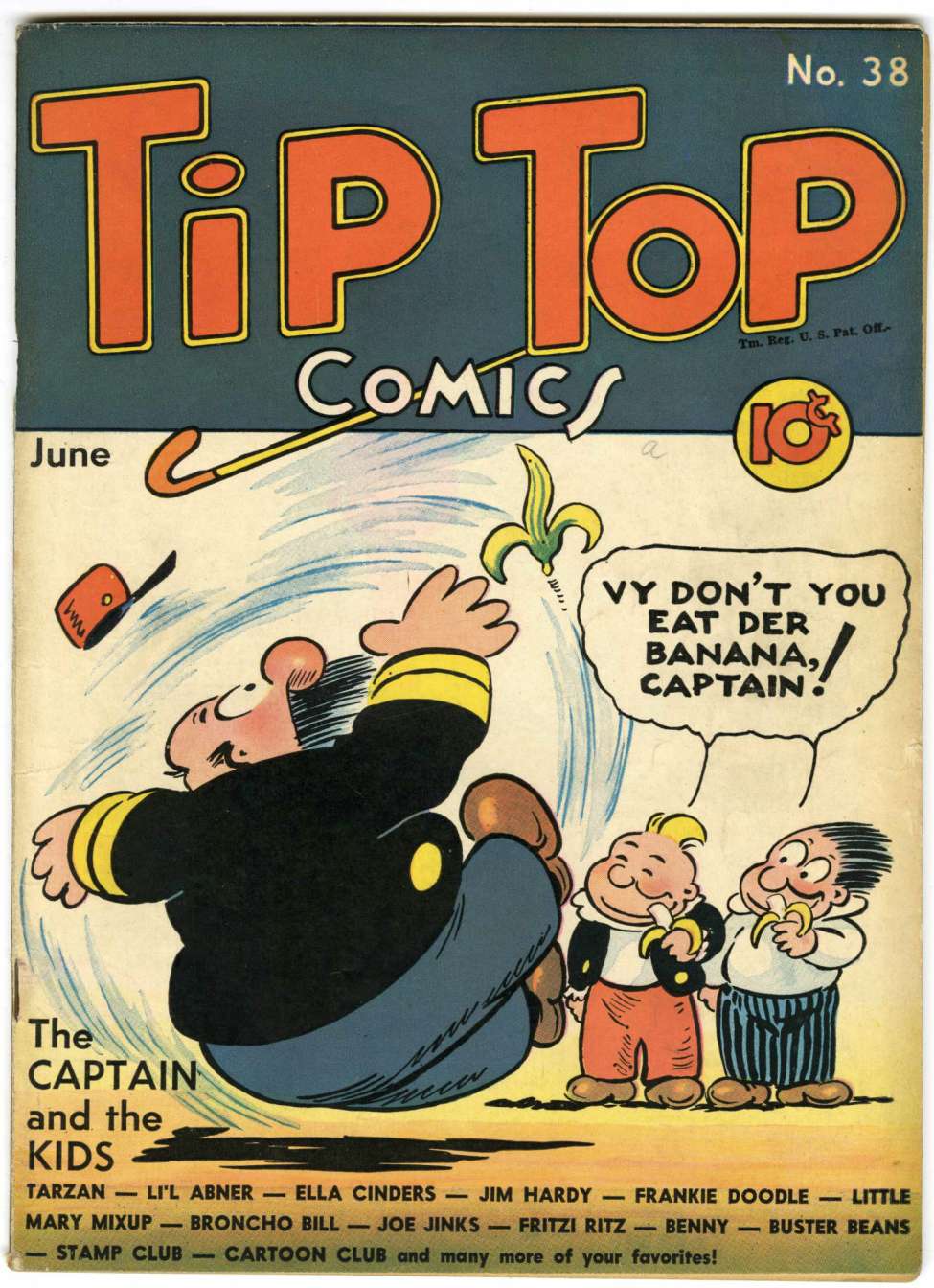 Book Cover For Tip Top Comics 38