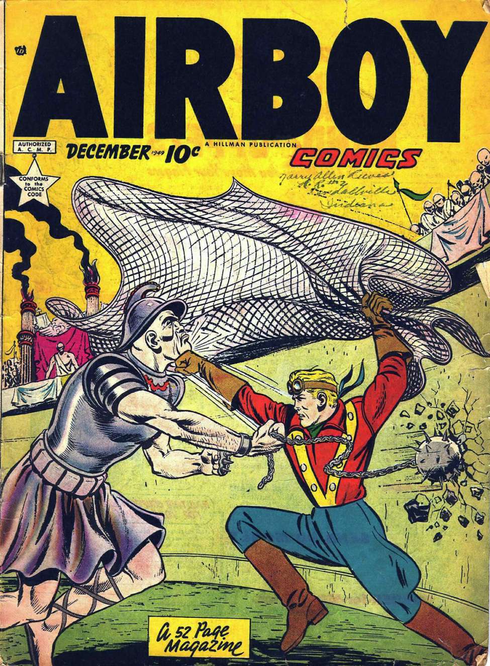 Comic Book Cover For Airboy Comics v6 11 (alt)