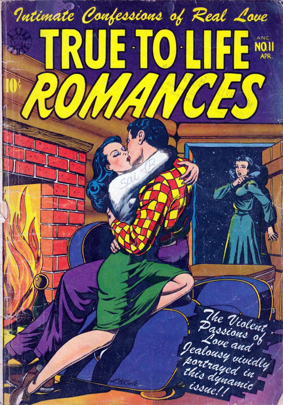Comic Book Cover For True-To-Life Romances s2 11