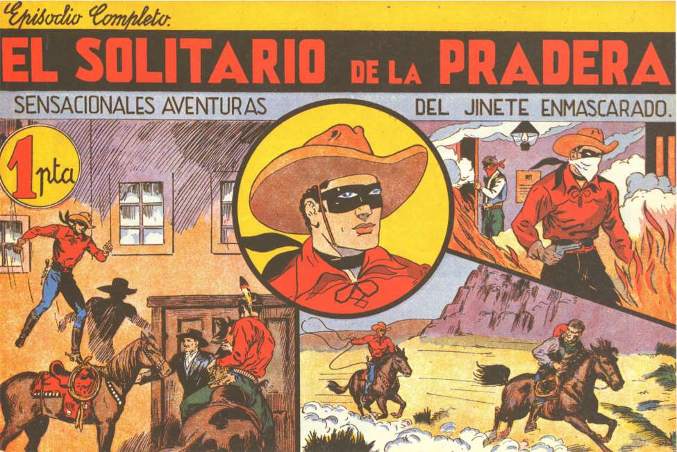 Comic Book Cover For El Jinete Enmascarado 1 - El Solitario de la Pradera