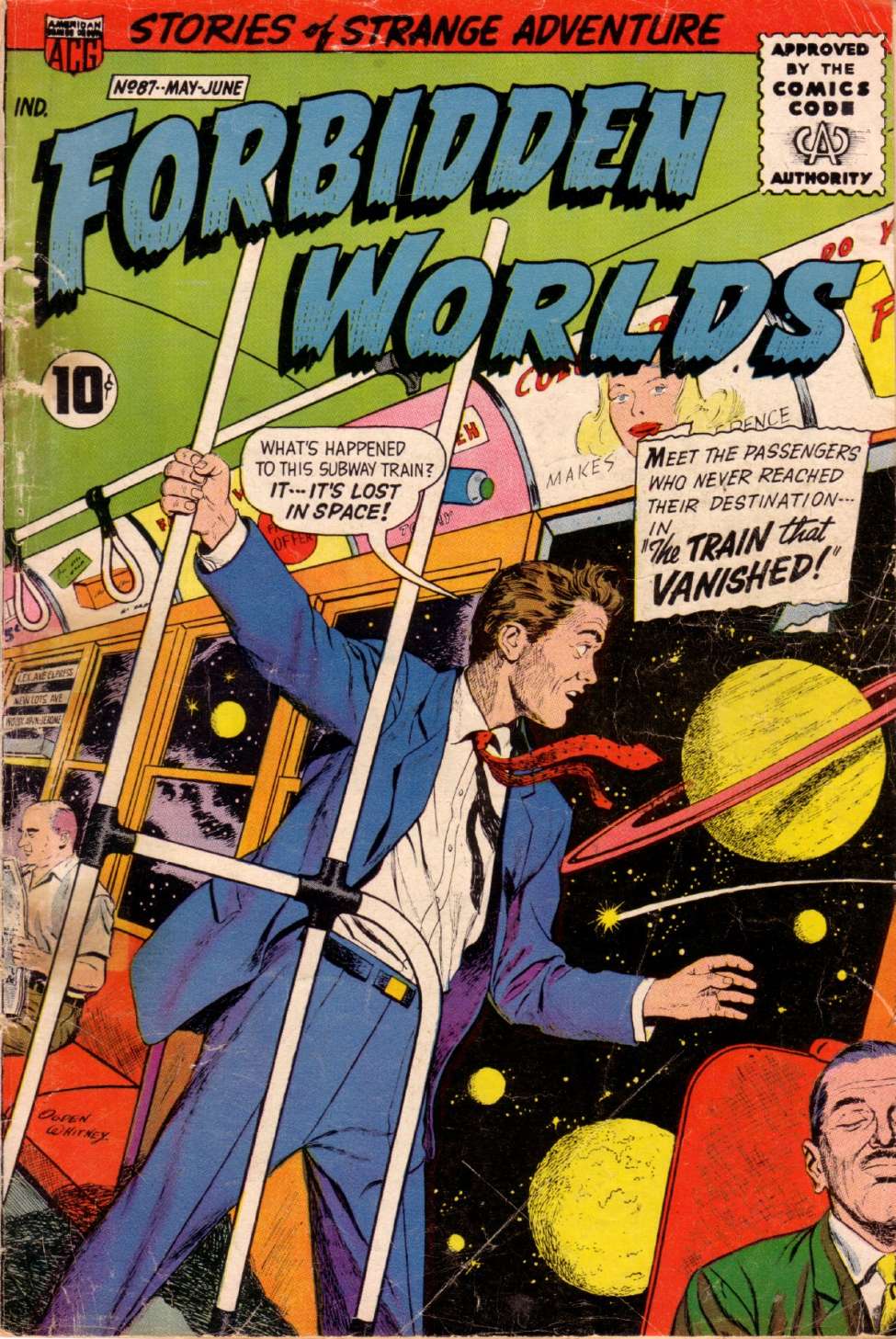 Comic Book Cover For Forbidden Worlds 87