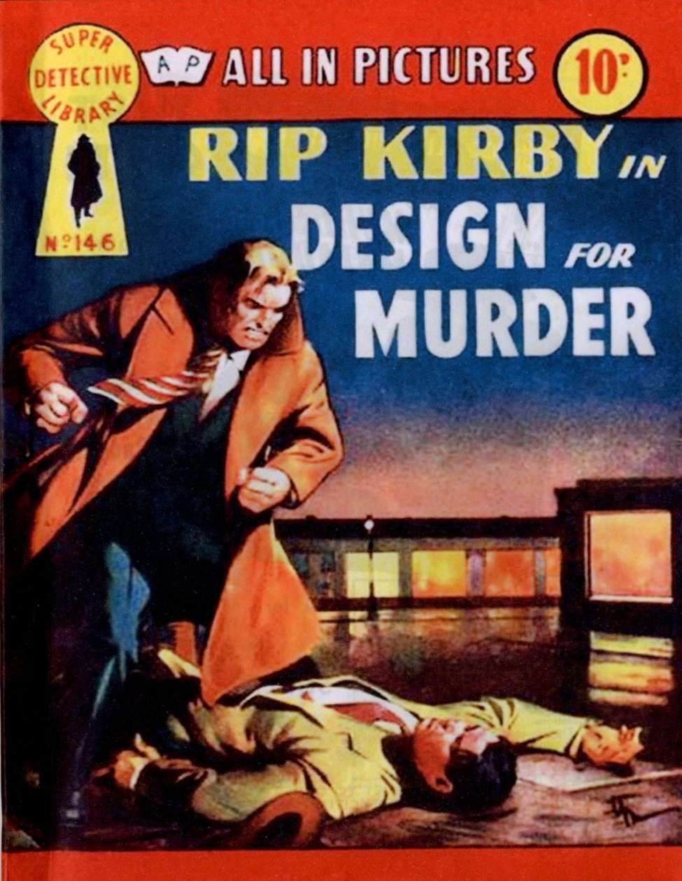 Book Cover For Super Detective Library 146 - Design for Murder