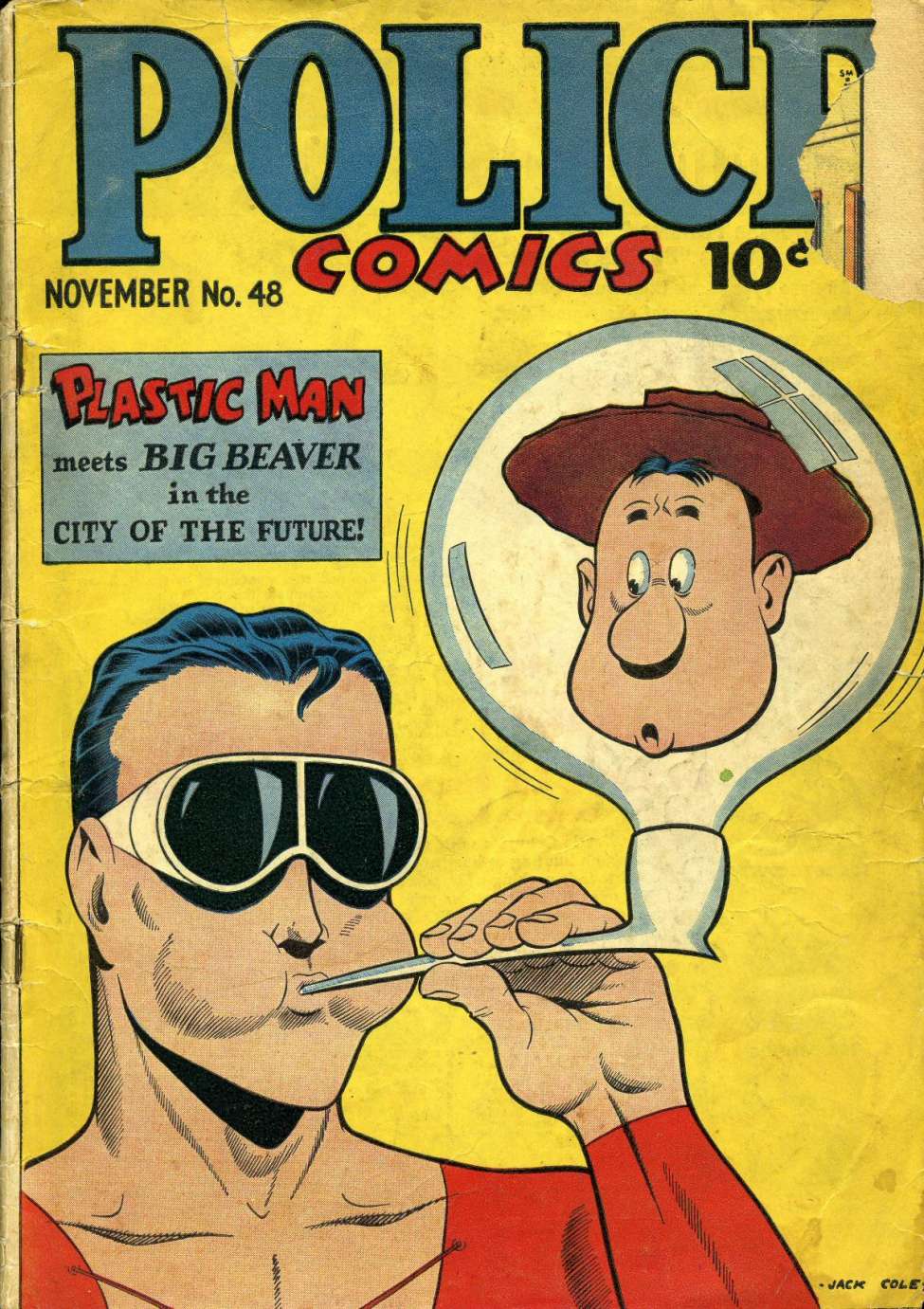 Comic Book Cover For Police Comics 48