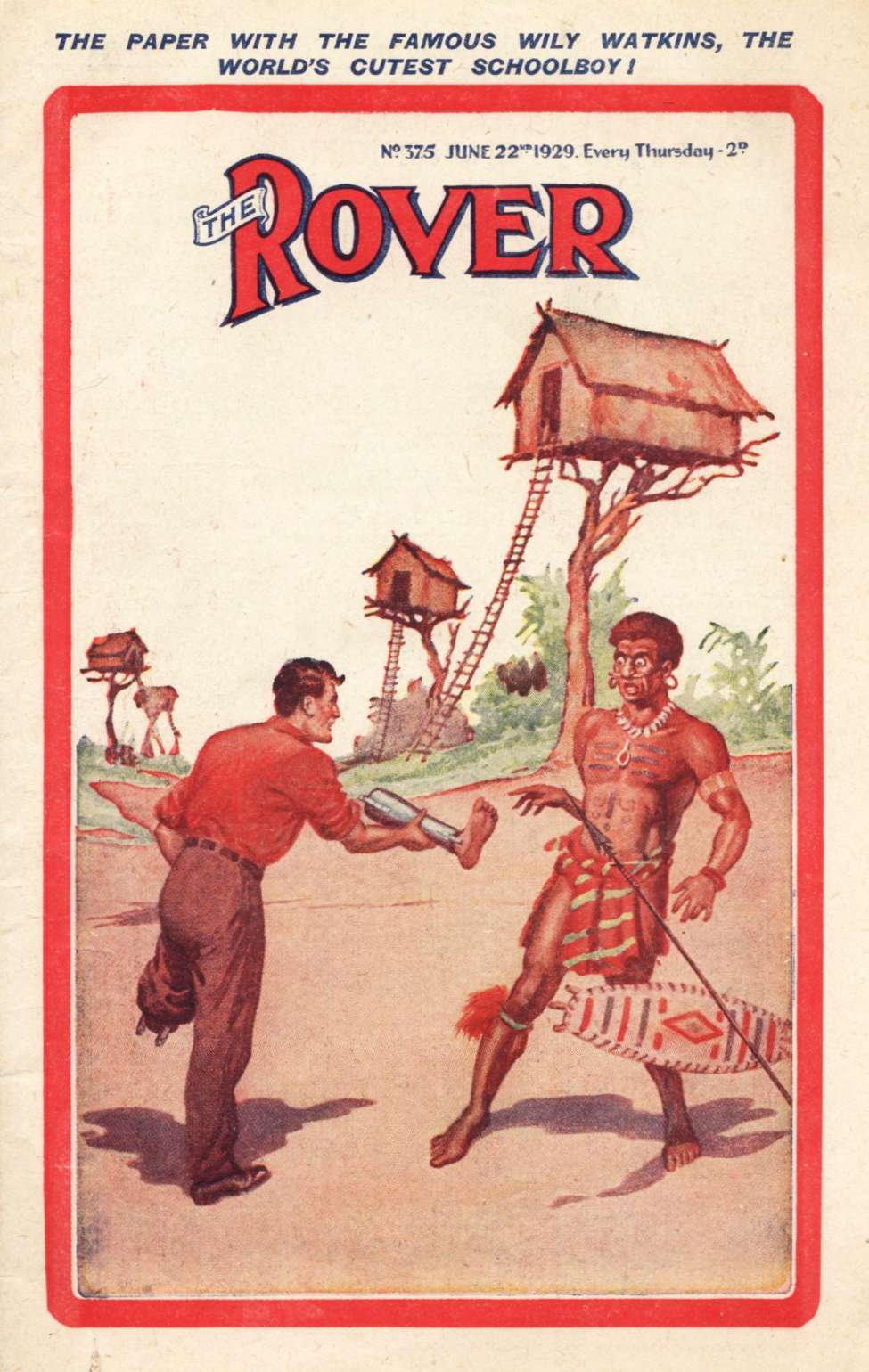 Comic Book Cover For The Rover 375
