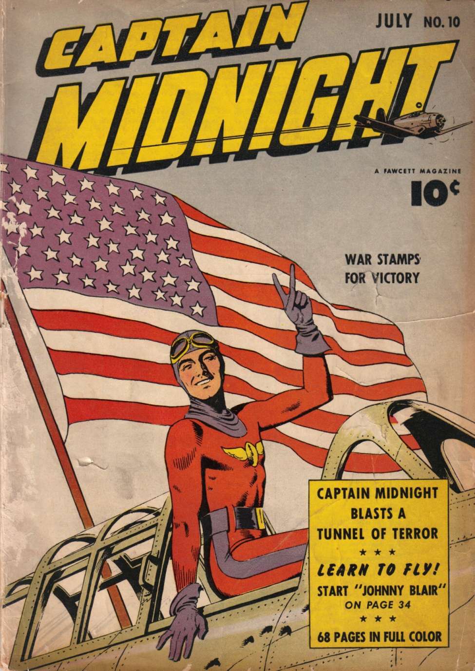 Comic Book Cover For Captain Midnight 10