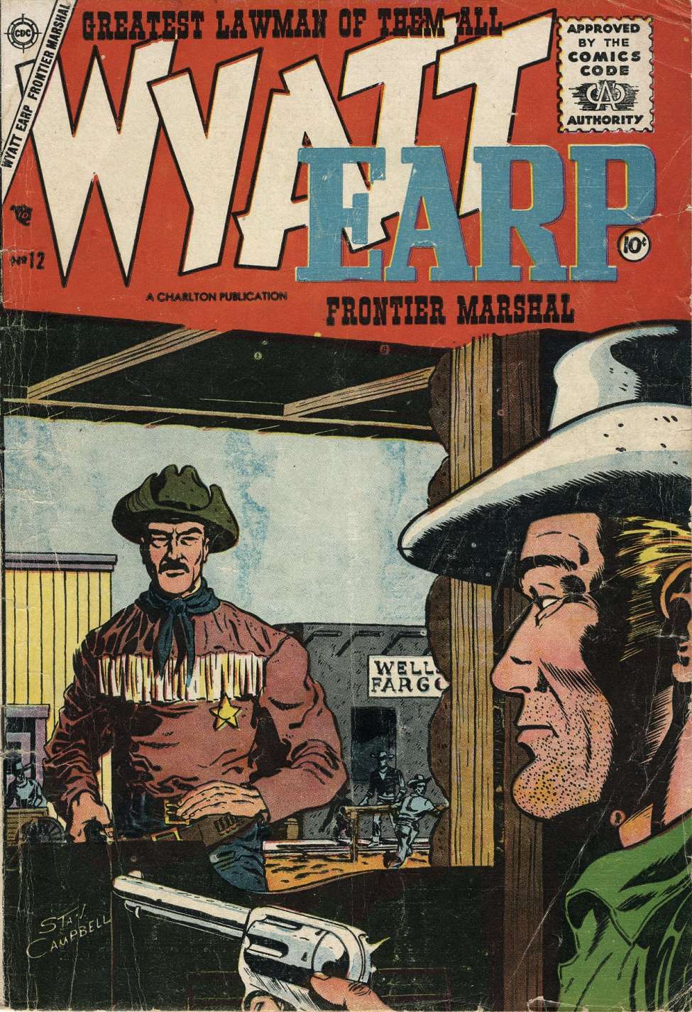 Comic Book Cover For Wyatt Earp Frontier Marshal 12