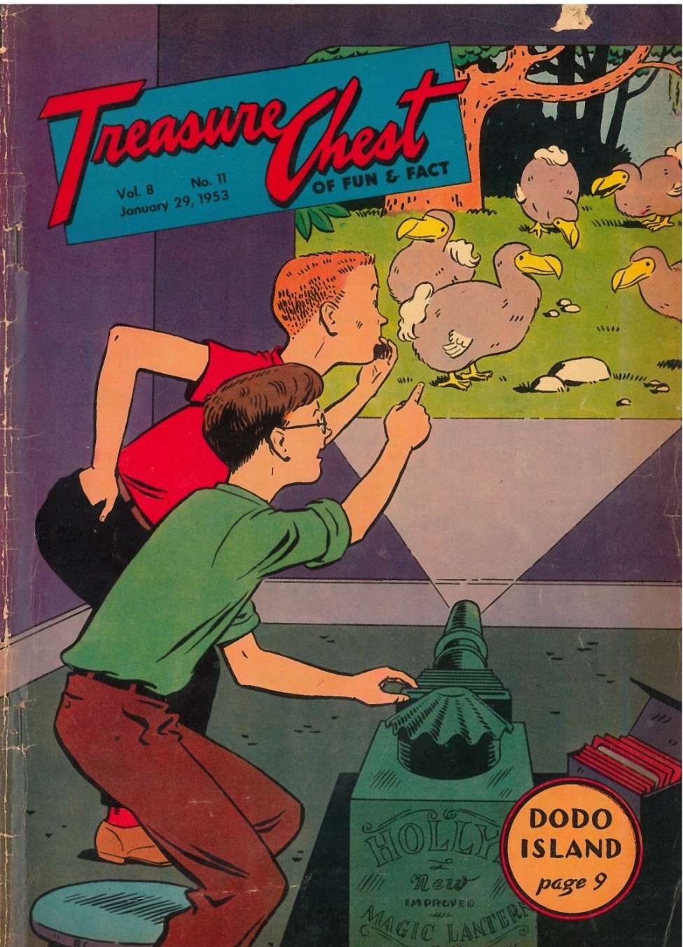 Comic Book Cover For Treasure Chest of Fun and Fact v8 11