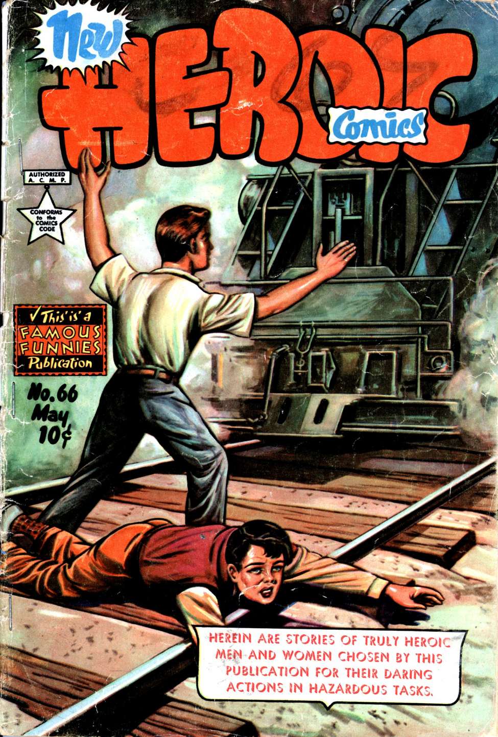 Book Cover For New Heroic Comics 66